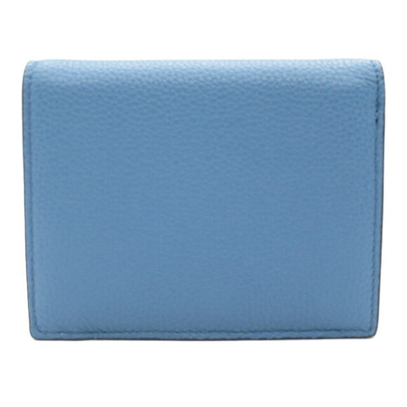 Salvatore Ferragamo Calfskin Bifold Wallet Blue - Picture 2 of 8